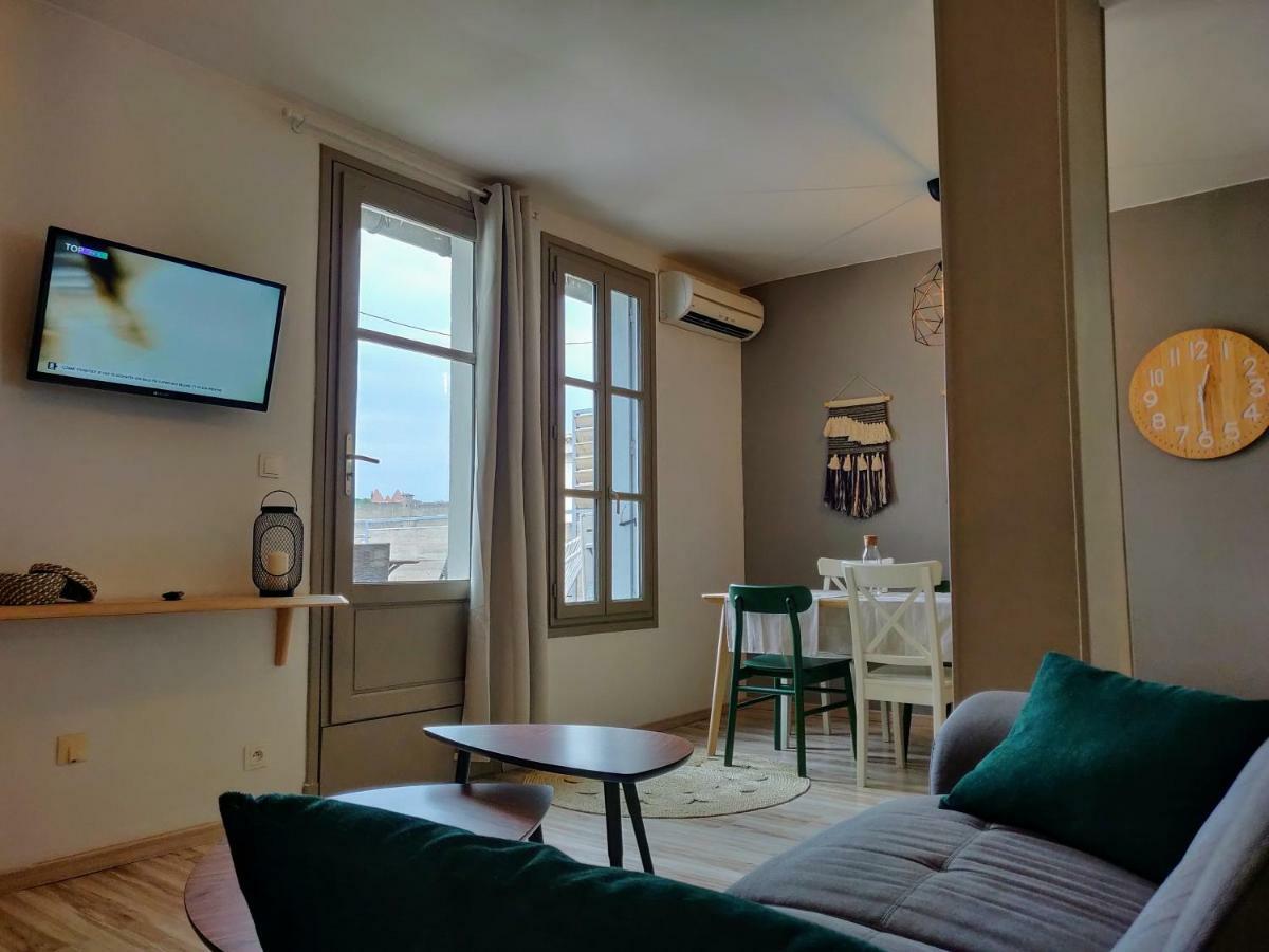 Appartement L'Oliveraie - La Cite Plein Les Yeux Carcassonne Exteriör bild