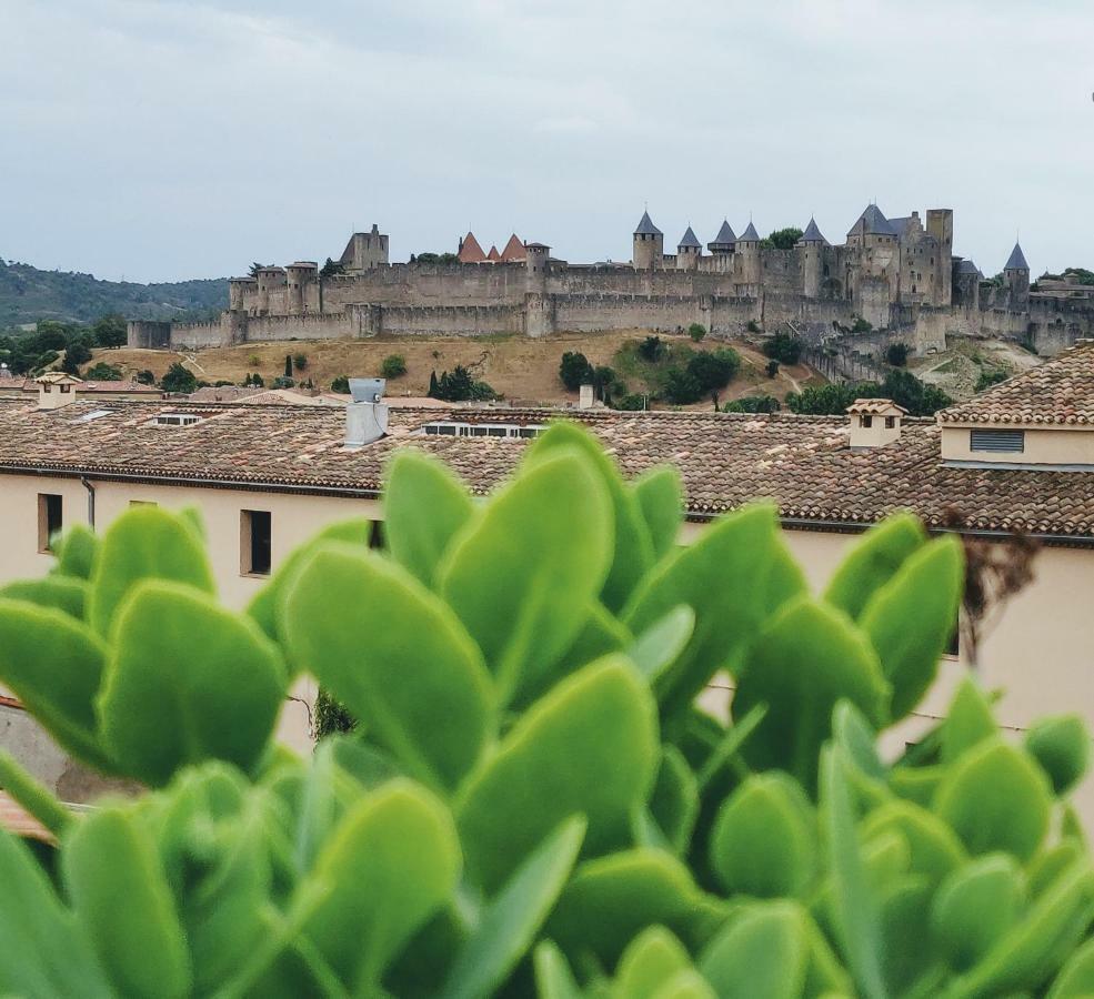 Appartement L'Oliveraie - La Cite Plein Les Yeux Carcassonne Exteriör bild
